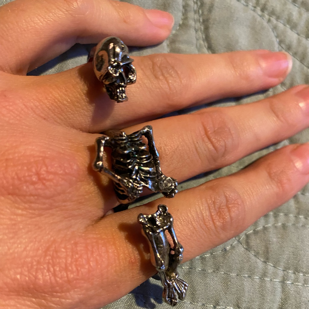 Skeleton Knuckle Ring